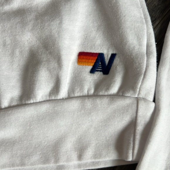 Aviator Nation Heart Logo Crop Sweatsh - Picture 6 of 8